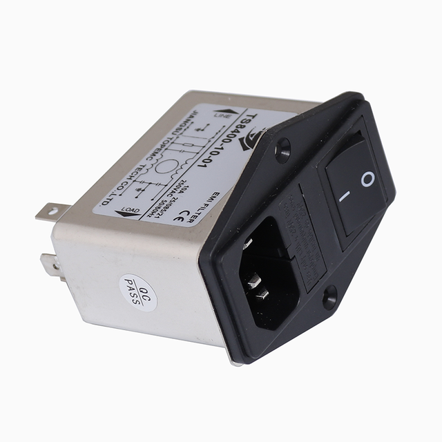 插座+开关+保险丝三合一滤波器