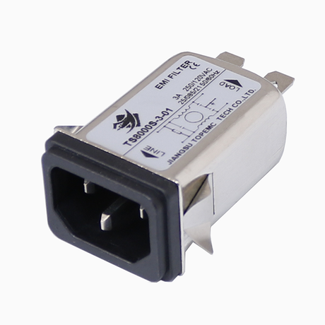 单IEC插座式电源滤波器